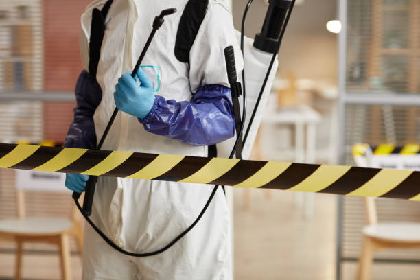 Professional Biohazard Cleanup technician working in Jefferson, MD